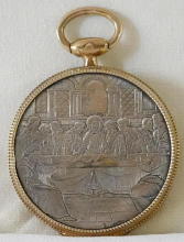 Solid silver Antique French Communion Pyx